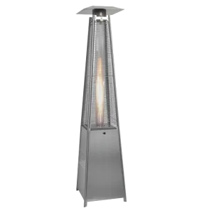 Silver Pyramid Gas Heater On Rent