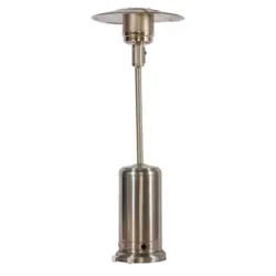 Silver Mushroom Gas Heater On Rent