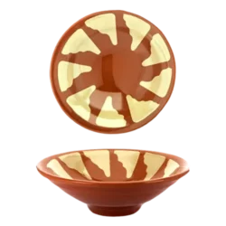 Mezze Bowl Brown Melamine Rentals