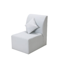 Valeria White Armless Chair Rentals