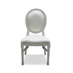 White Dior Dining Chair Rentals