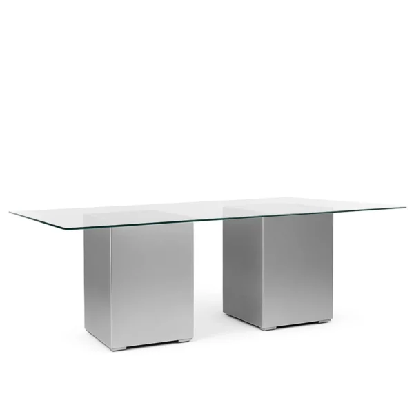 Azura-silver-Base-240x-120-Glass-Top-Dining-Table-rental-rentra