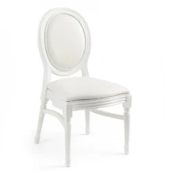 White Dior Dining Chair Rentals