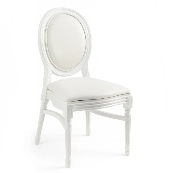 Dior-white-color- Wooden-Dining-Chair-Rentals-rentra