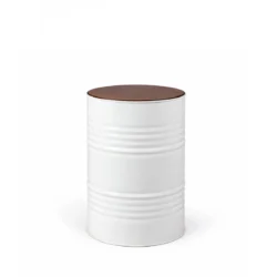 Drum White Table Rentals