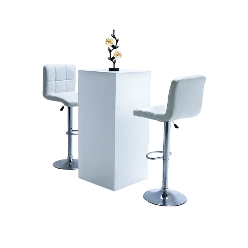 Melanie-high-pedestal-with-valeria-white-stool (1) Melanie-high-pedestal-with-valeria-white-stool (1)