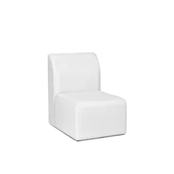 Valeria White Armless Chair Rentals