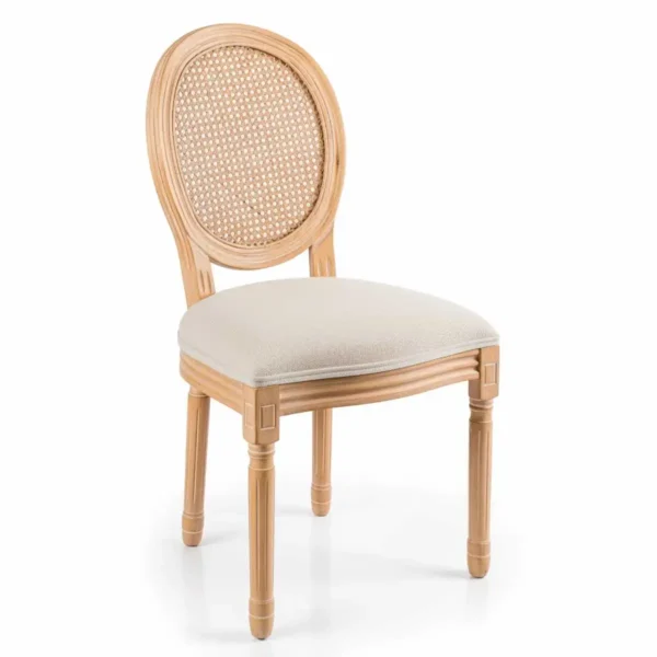 Vintage Dior-Wooden-Dining-Chair-Rentals-rentra