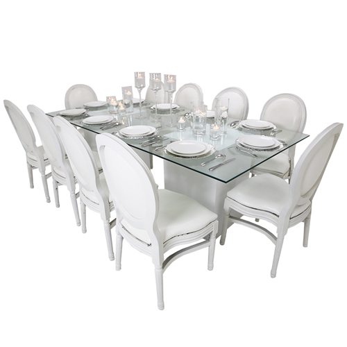 azzurra-glass-dining-table-rental-with-white-louis-chair-for-rent-in-uae azzurra-glass-dining-table-rental-with-white-louis-chair-for-rent-in-uae