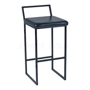 Isadora Black Bar Stool Rentals