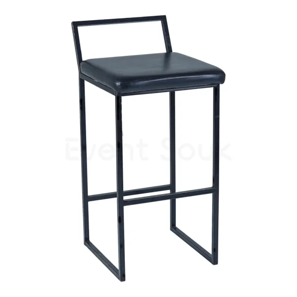 black-steel-stool-bar-rental-event-souk