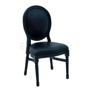 Black Dior Wooden Dining Chair Rentals