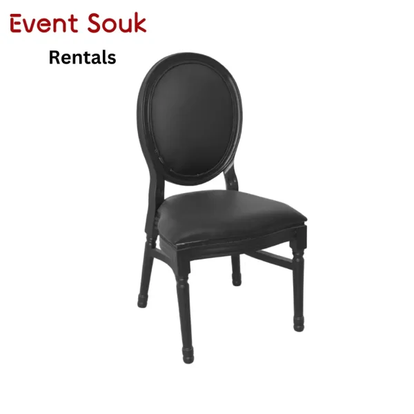 dior-black-wooden-dining-chair-rental-1
