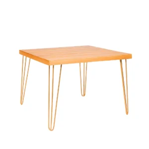 Isadora-Rustic-Top-golden-Legs-100_-100_-75cm-Dining-Table-rental-rentra