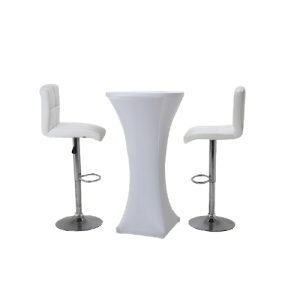 carla-cocktail-table-with-white-cover-and-bar-stool-rental (1)
