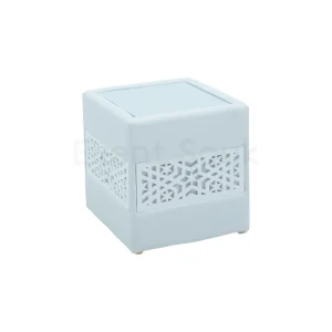 Casablanca White Square Side Table