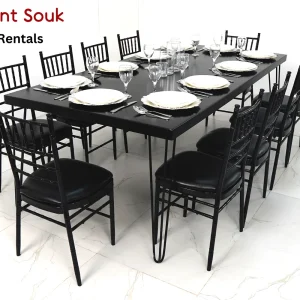 isadora-rectangle-dining-table-rental-black-with-chivari-chair-black-in-dubai-uae