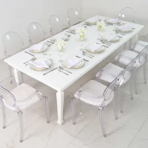 white-vip-dining-table-rental
