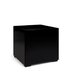 Melanie Black Cube Side Table Rentals