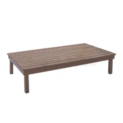 Sahara Low Wooden Rectangle Table
