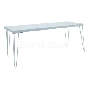 Isadora White Table-White Legs-190*60*75cm Rentals