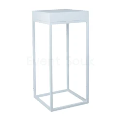 Marcelia Cocktail Table White Top-White Base Rentals