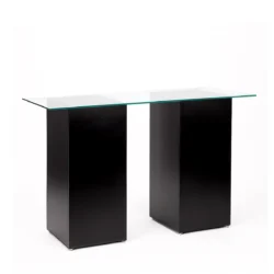 Azura Black Base-190*70cm Glass Top Cocktail Table Rentals