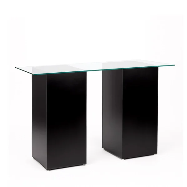 Azura Black Base-190*70cm Glass Top Cocktail Table Rentals