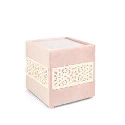 Casablanca Beige Square Side Table Rentals