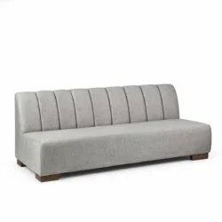 Sofia Three Seater Sofa Rentals-Grey Fabric