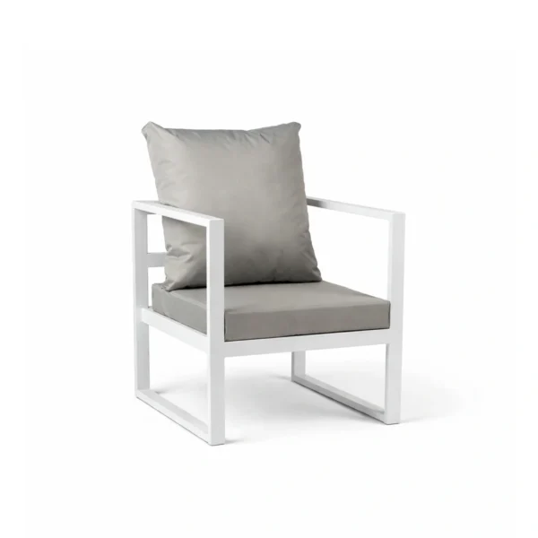 Sorenta Arm Chair-Grey Cushion-Rental