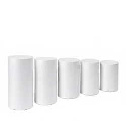 Round White Pedestal Rentals